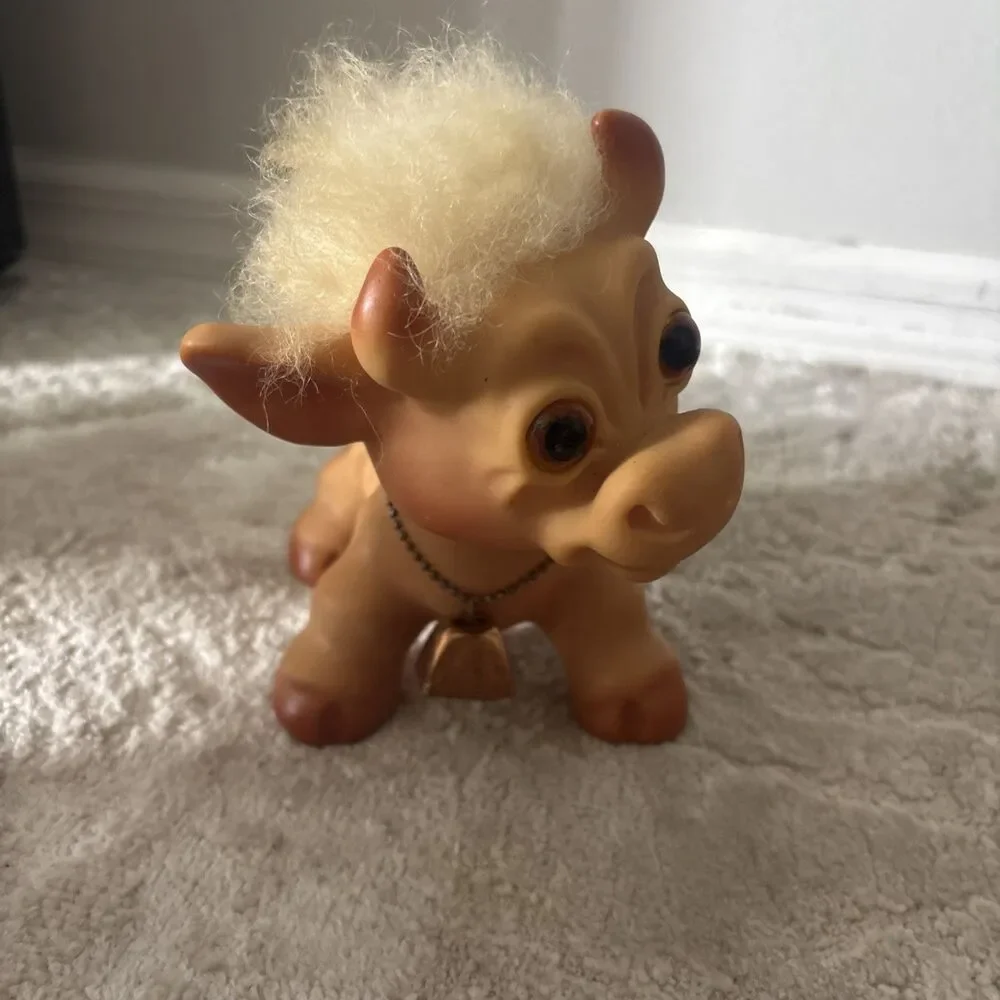Vintage 1960s DAM Troll Doll Animal 6 1/2